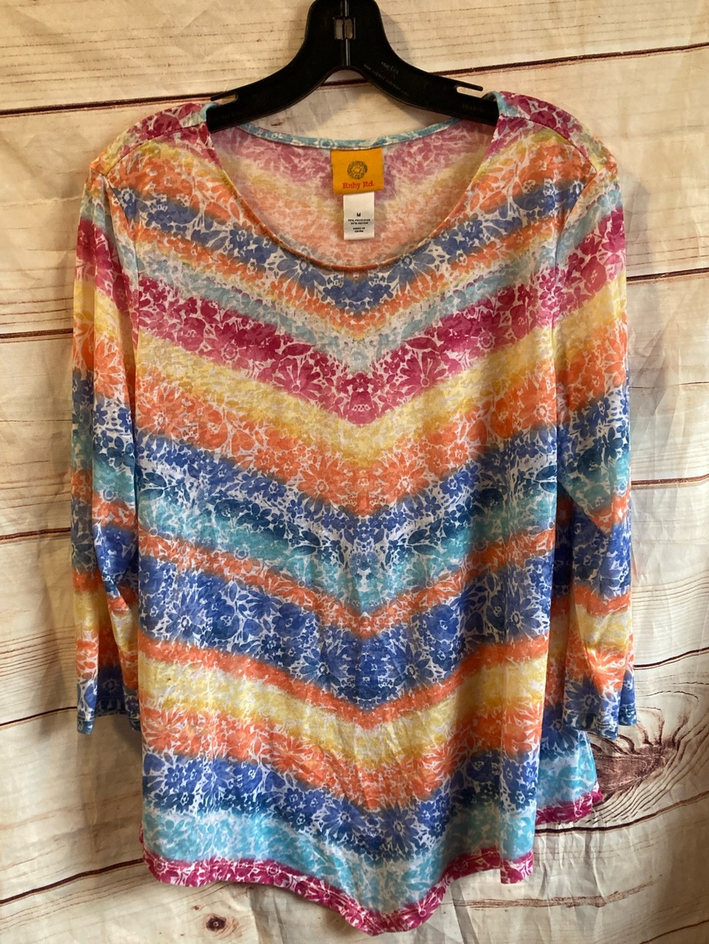 Ruby Rd. Colorful blouse-Ladies Medium